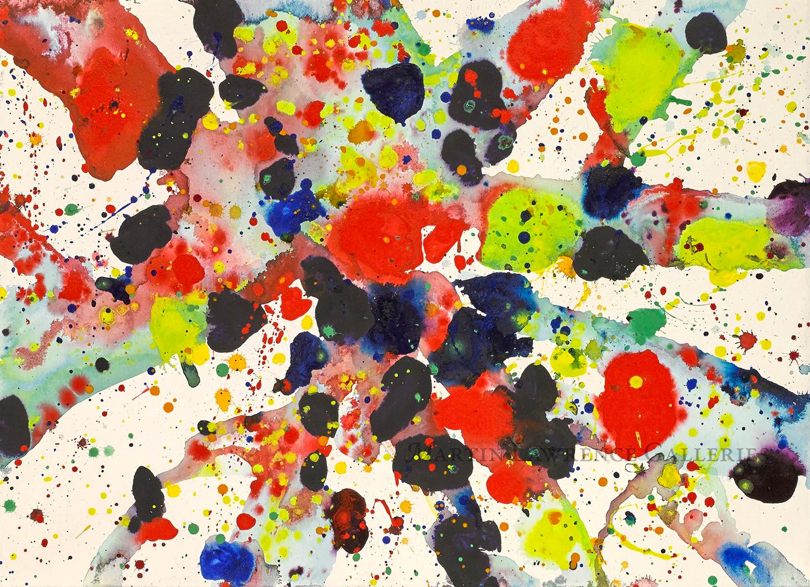 Abstract Painting Sam Francis - Bright Web, 1973 (SF73-5)