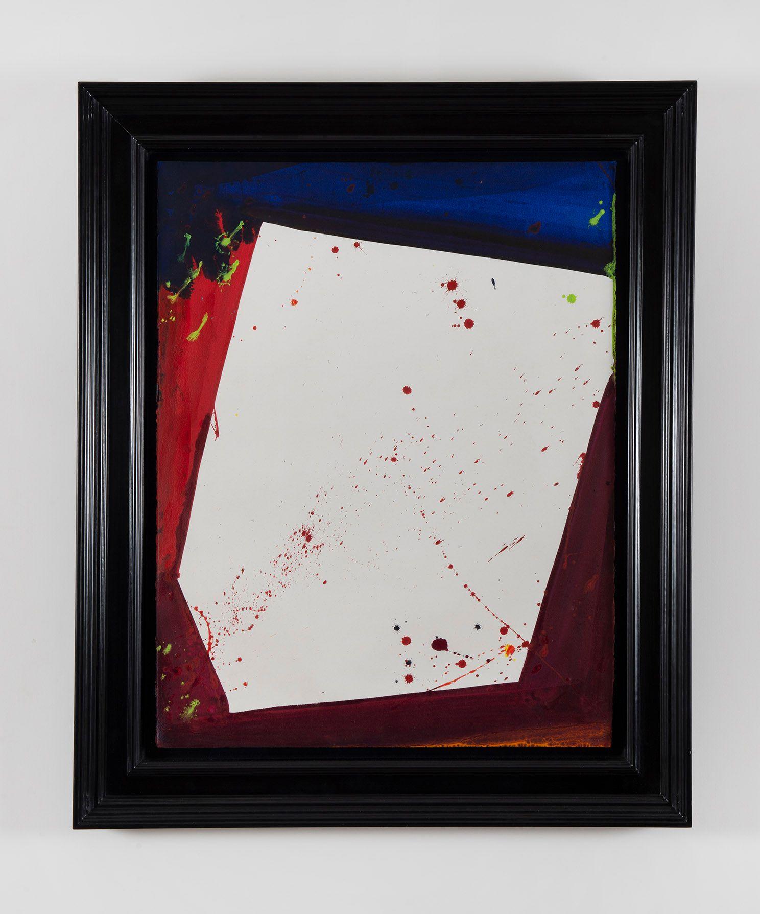SF64-045, Sam Francis, Acrylique, Abstraction américaine, D'après-guerre, Œuvre sur papier en vente 2