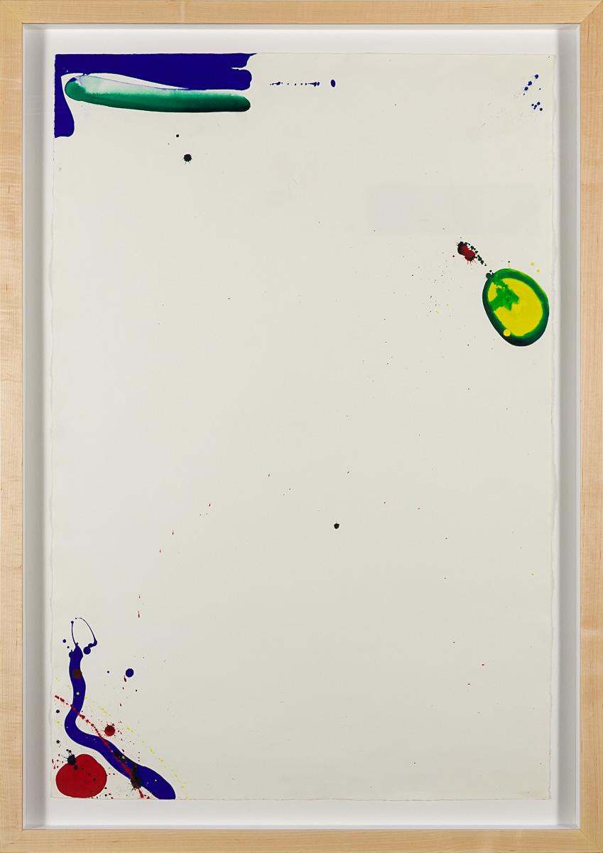 Untitled, 1963 (SF63-039) - Painting by Sam Francis