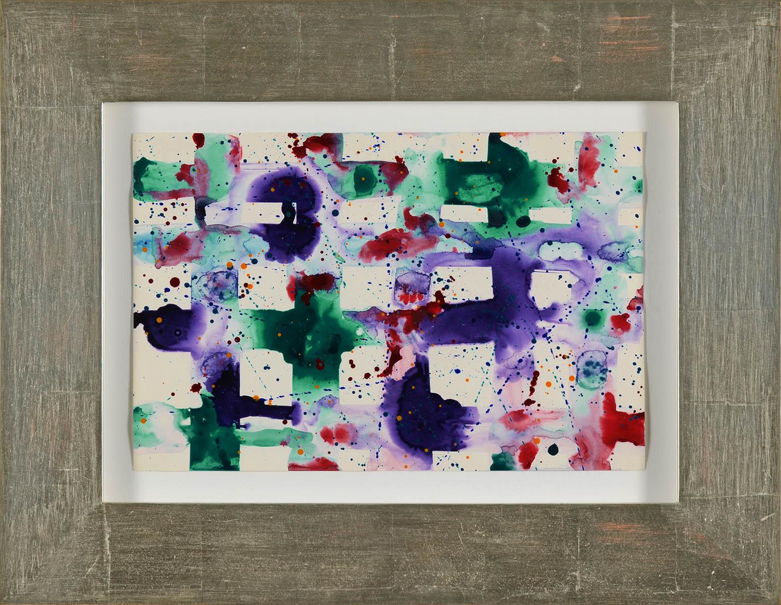 Untitled, 1980 (SF80-107) - Abstract Painting by Sam Francis