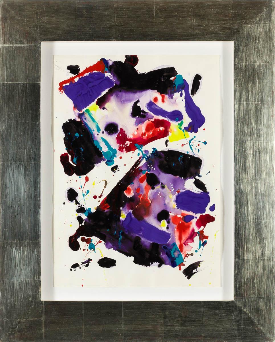 Untitled, 1982 (SF82-254) - Painting by Sam Francis