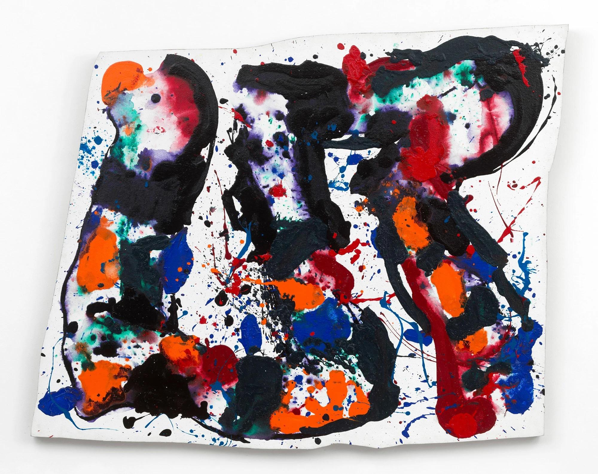 Sam Francis Abstract Painting - Untitled 1985, San Leandro