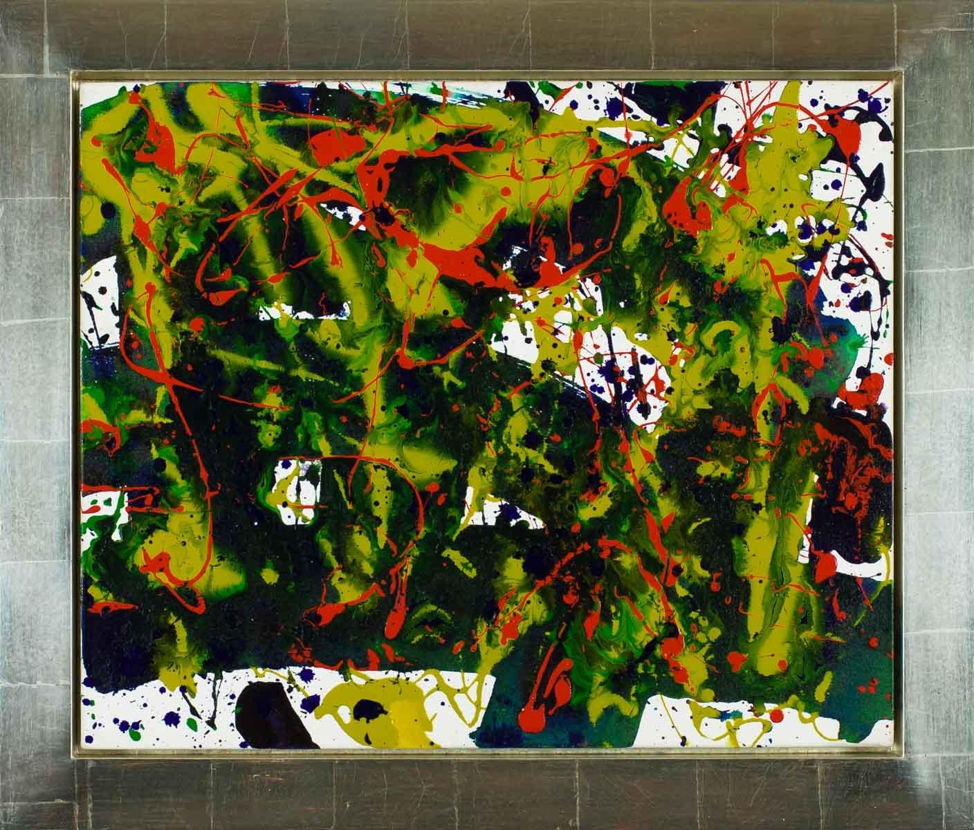Untitled, 1994 (SFP94-36) - Painting by Sam Francis