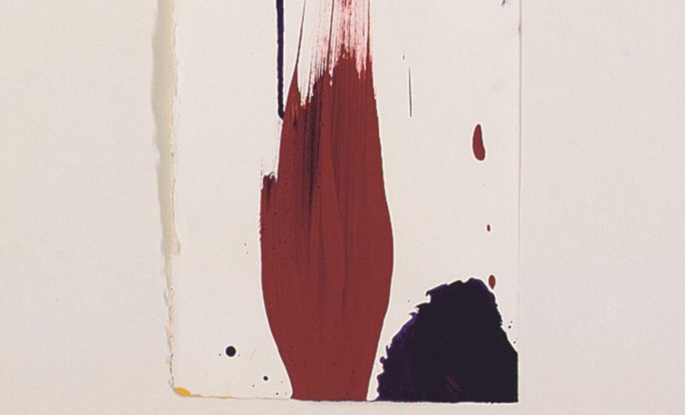 Sam Francis (American, 1923–1994)
Untitled (SF86-019), 1986
Acrylic on paper
Estate number on the reverse.
149.9 by 20.3 cm.

Provenance
- Annon. Sale: Christie’s London, 3rd April 2003, Lot 256
- Private Collection, Europe
- Thence by descent to
