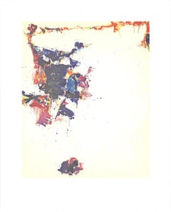 1995 Sam Francis 'The Whiteness of the Whale' Abstract USA Serigraph