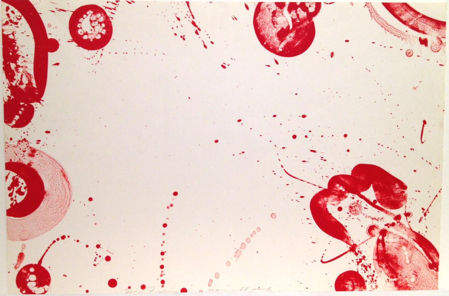 Sam Francis Abstract Print - An Other Set (Y) – From the Pasadena Box