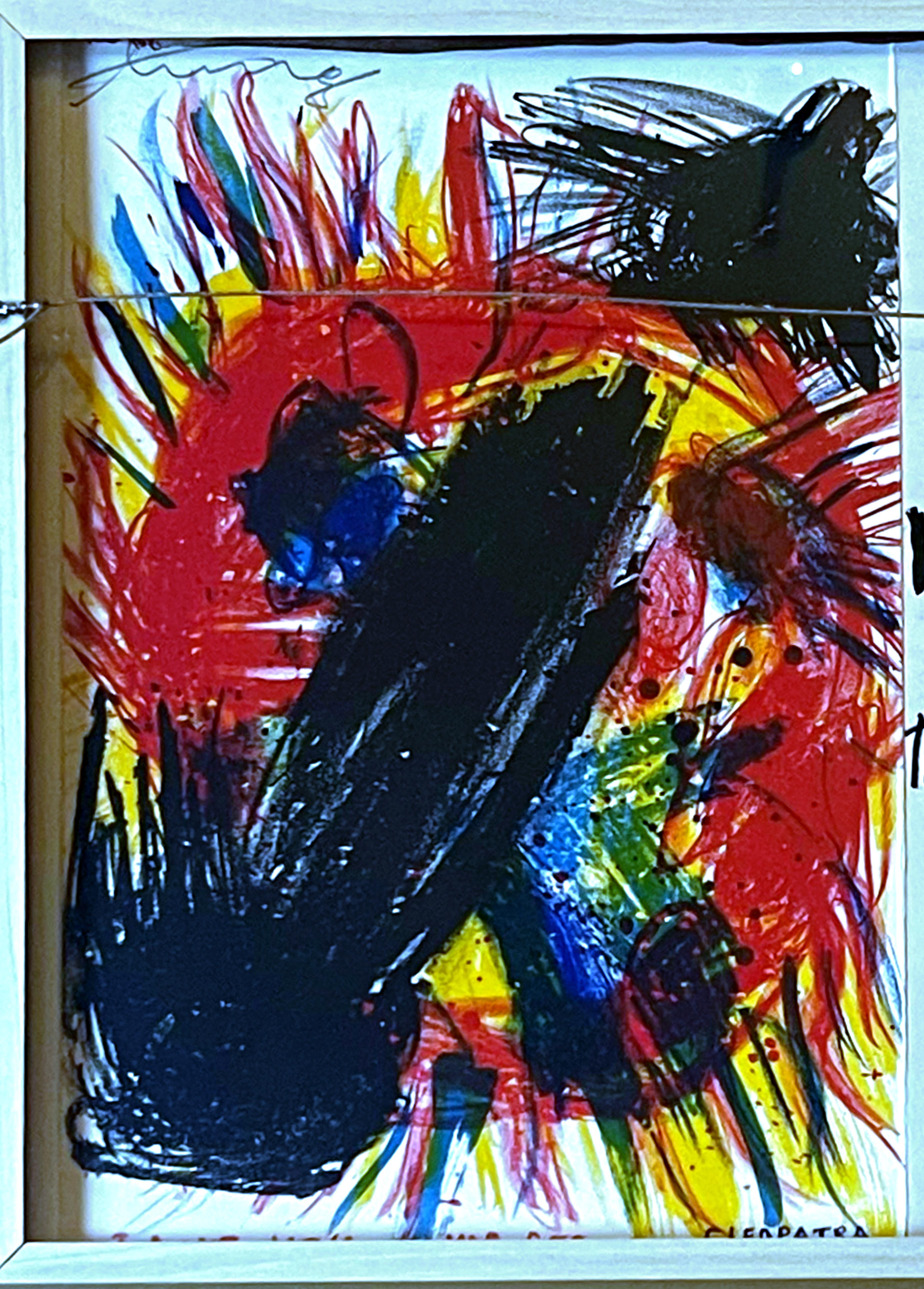 Black Stone, lithograph, hand signed Ed. of 85 from the Estate of Robert Indiana For Sale 5