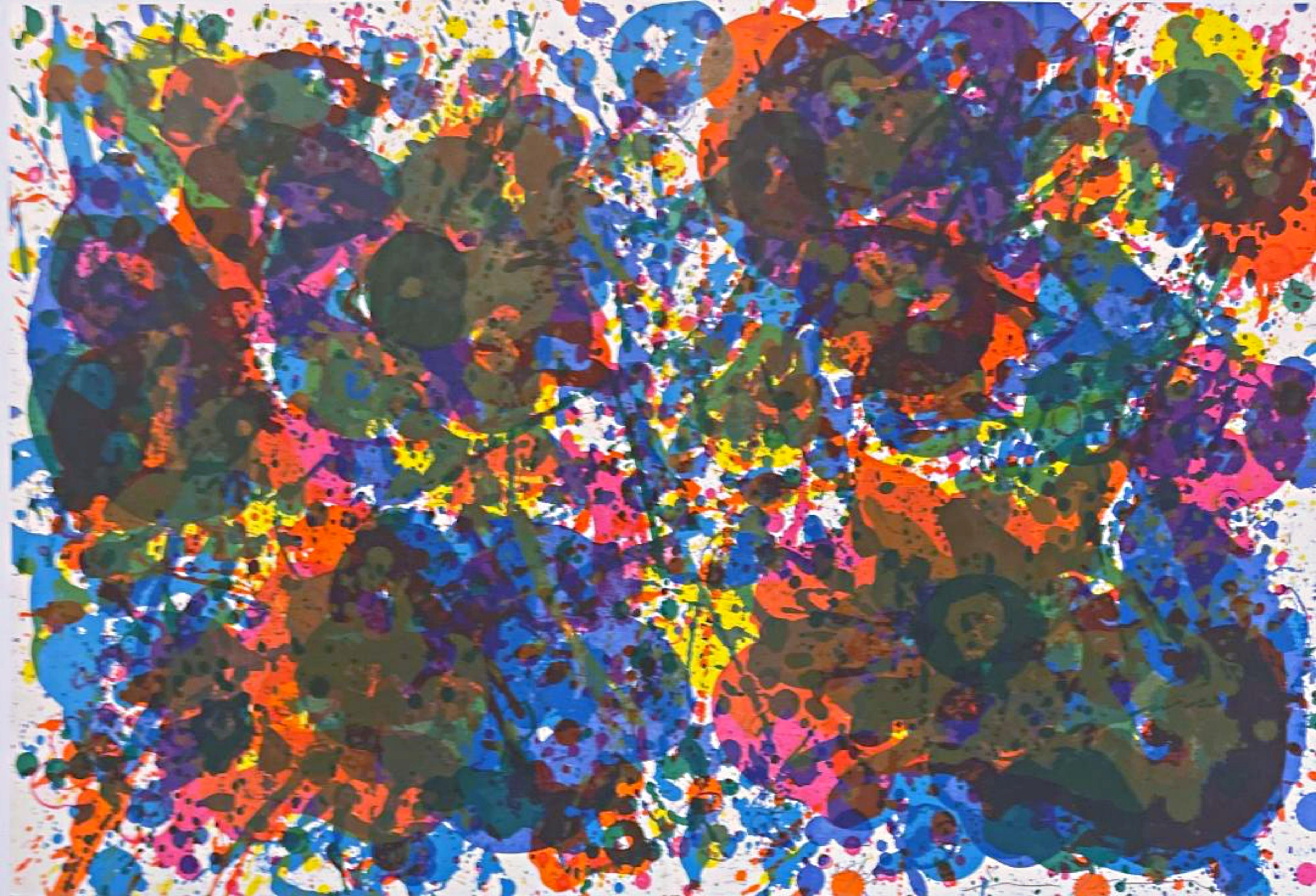 Sam Francis Print - Deluxe Hand Signed & Numbered 25/30 Cat: Lembark 155 Carnegie Museum lithograph