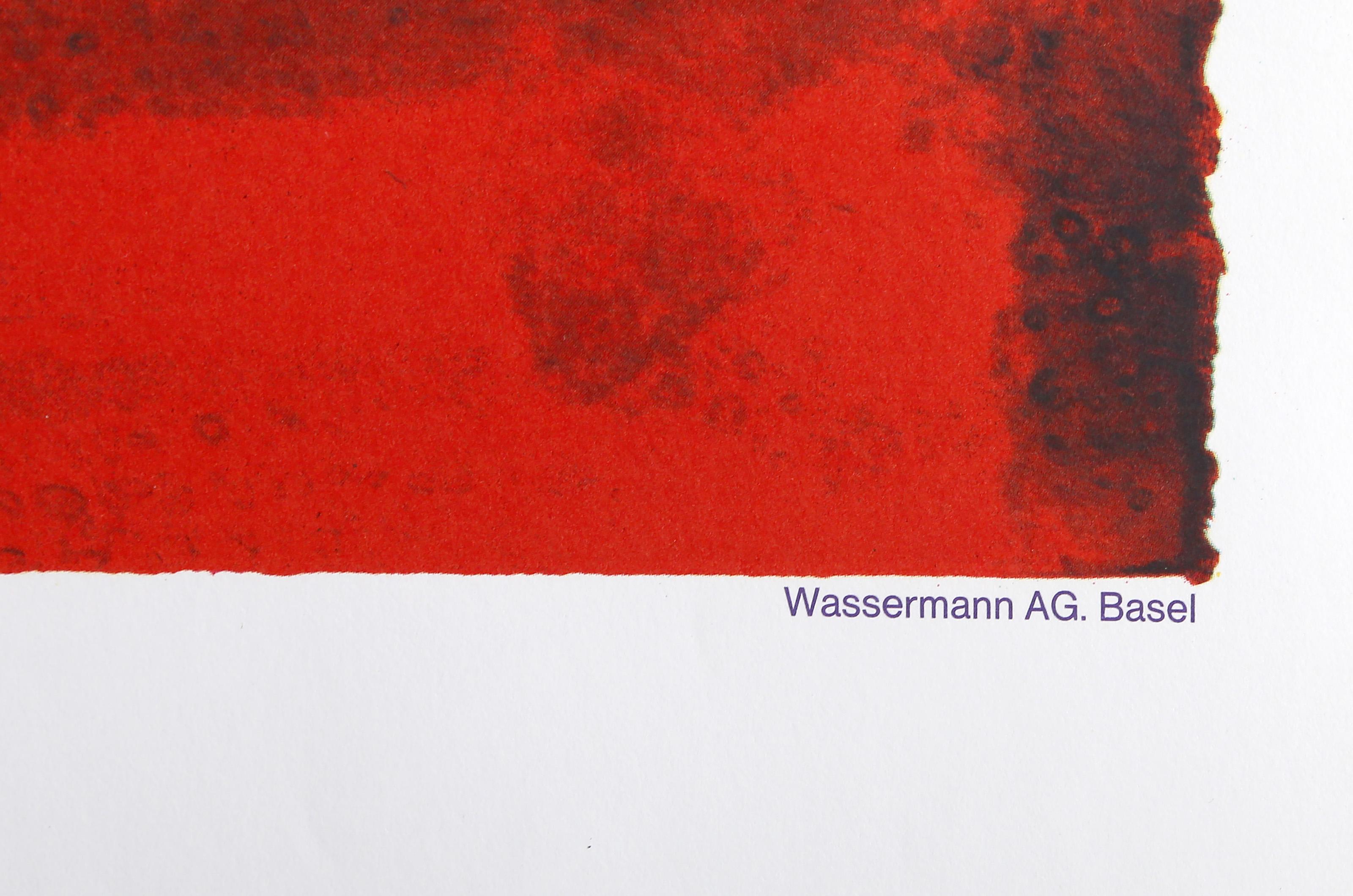 Centre National d'Art Contemporain, Abstract Expressionist Poster by Sam Francis For Sale 1