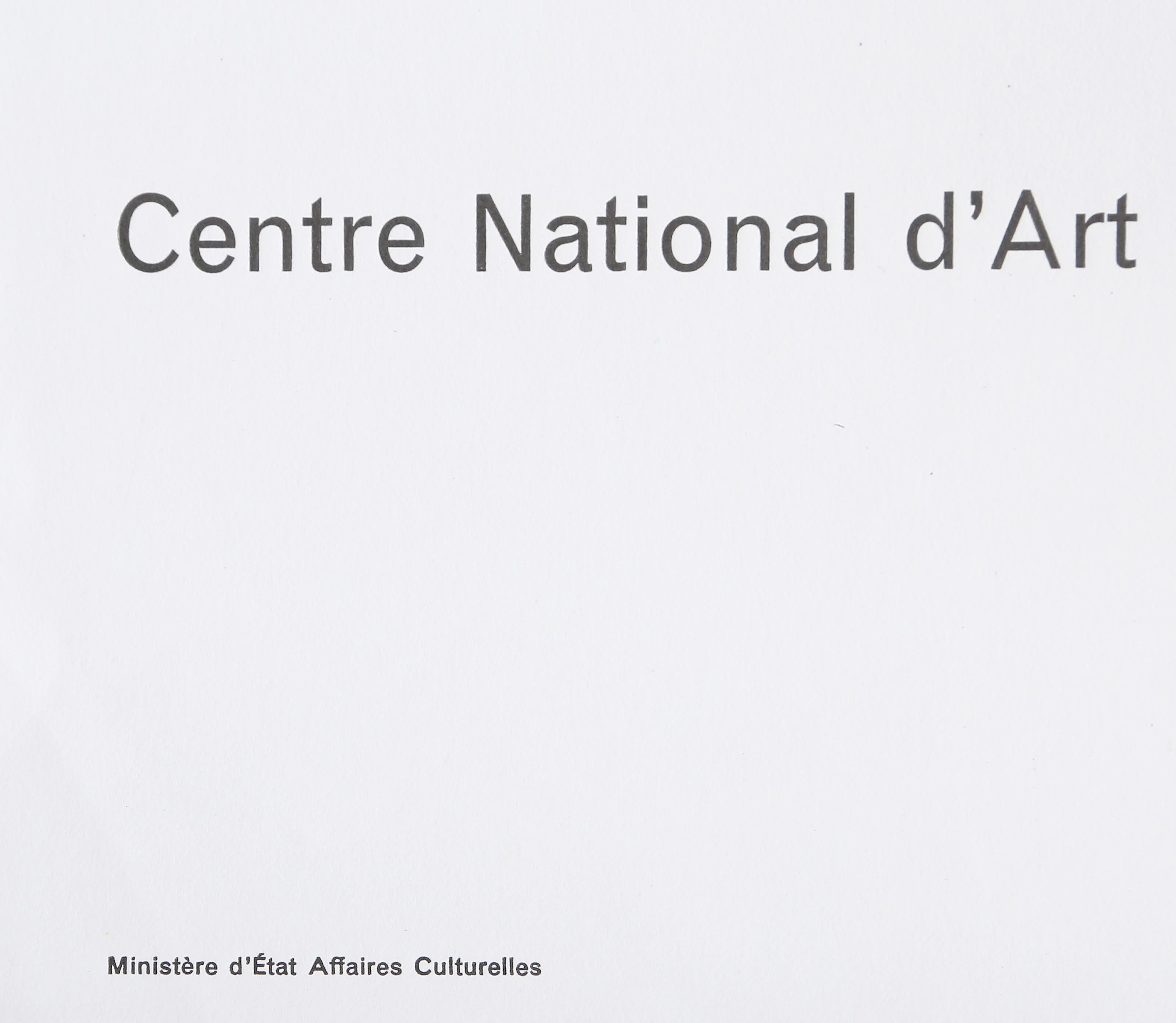 Centre National d'Art Contemporain, Abstract Expressionist Poster by Sam Francis For Sale 2
