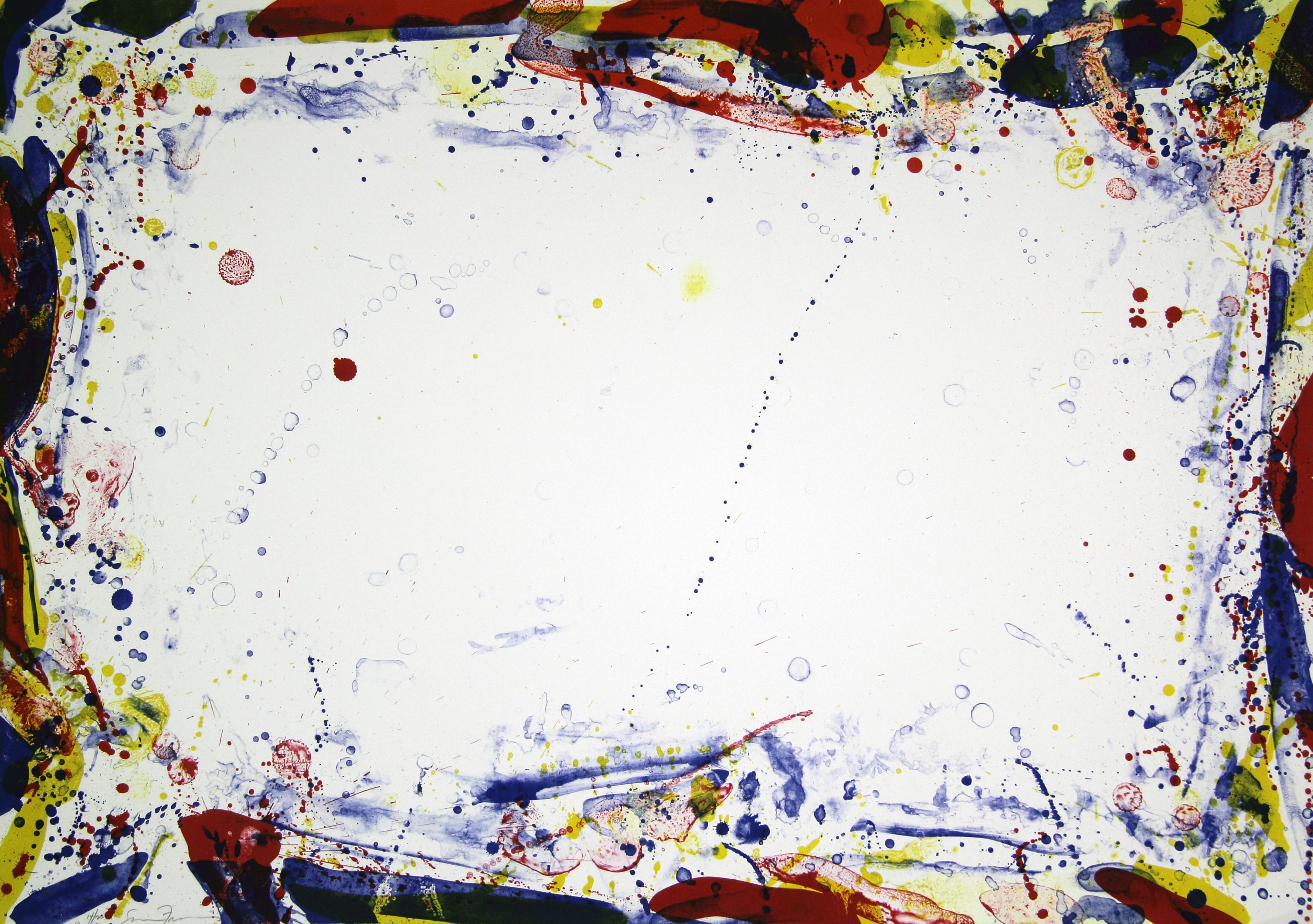 Sam Francis Abstract Print – Feuchte