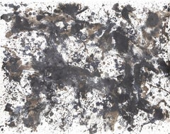 Dark Plated, Abstract Lithograph by Sam Francis