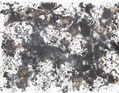 Dark Plated, Signed Lithograph on BFK Rives by Sam Francis