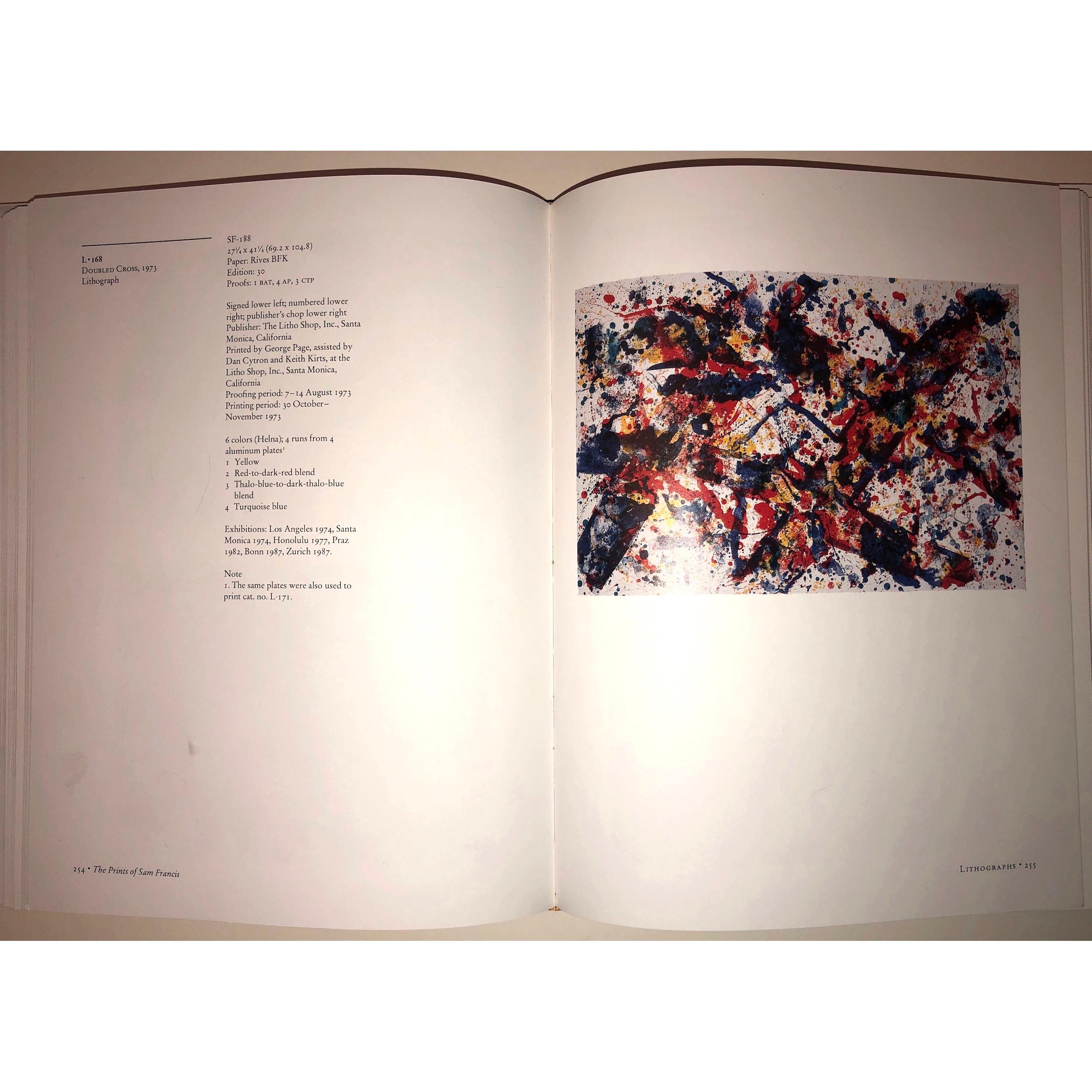Doubled Cross (SF-188) - Print by Sam Francis