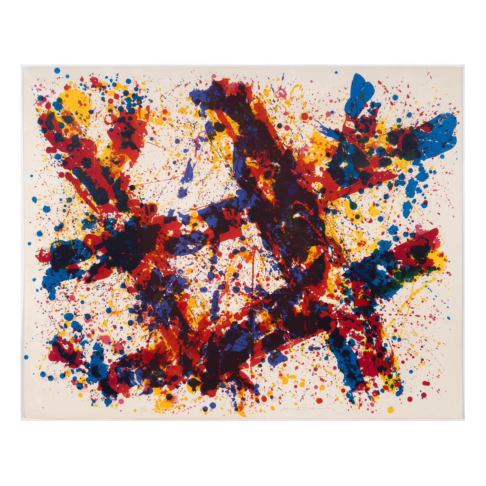 Firewood - Print by Sam Francis