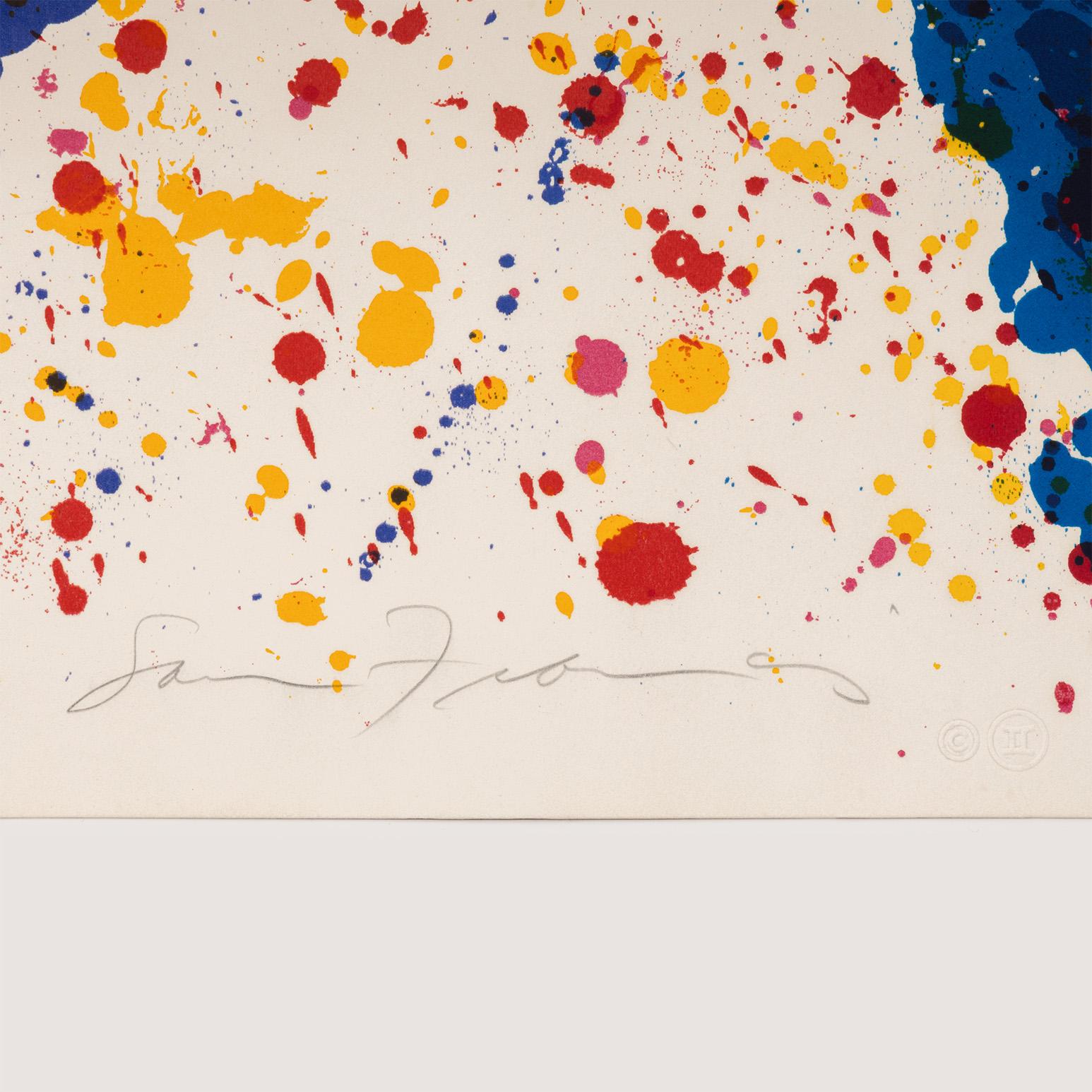 Firewood - Abstract Print by Sam Francis