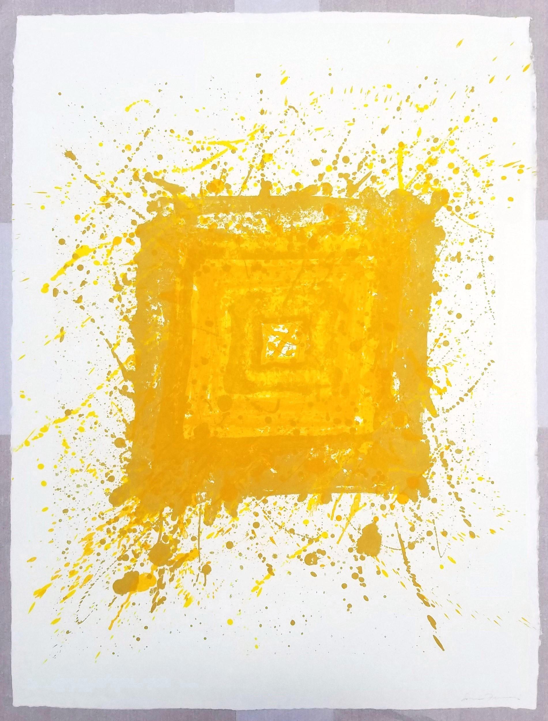 Generated (SF-275) /// Huge Diptych Sam Francis Abstract Expressionism Yellow For Sale 10