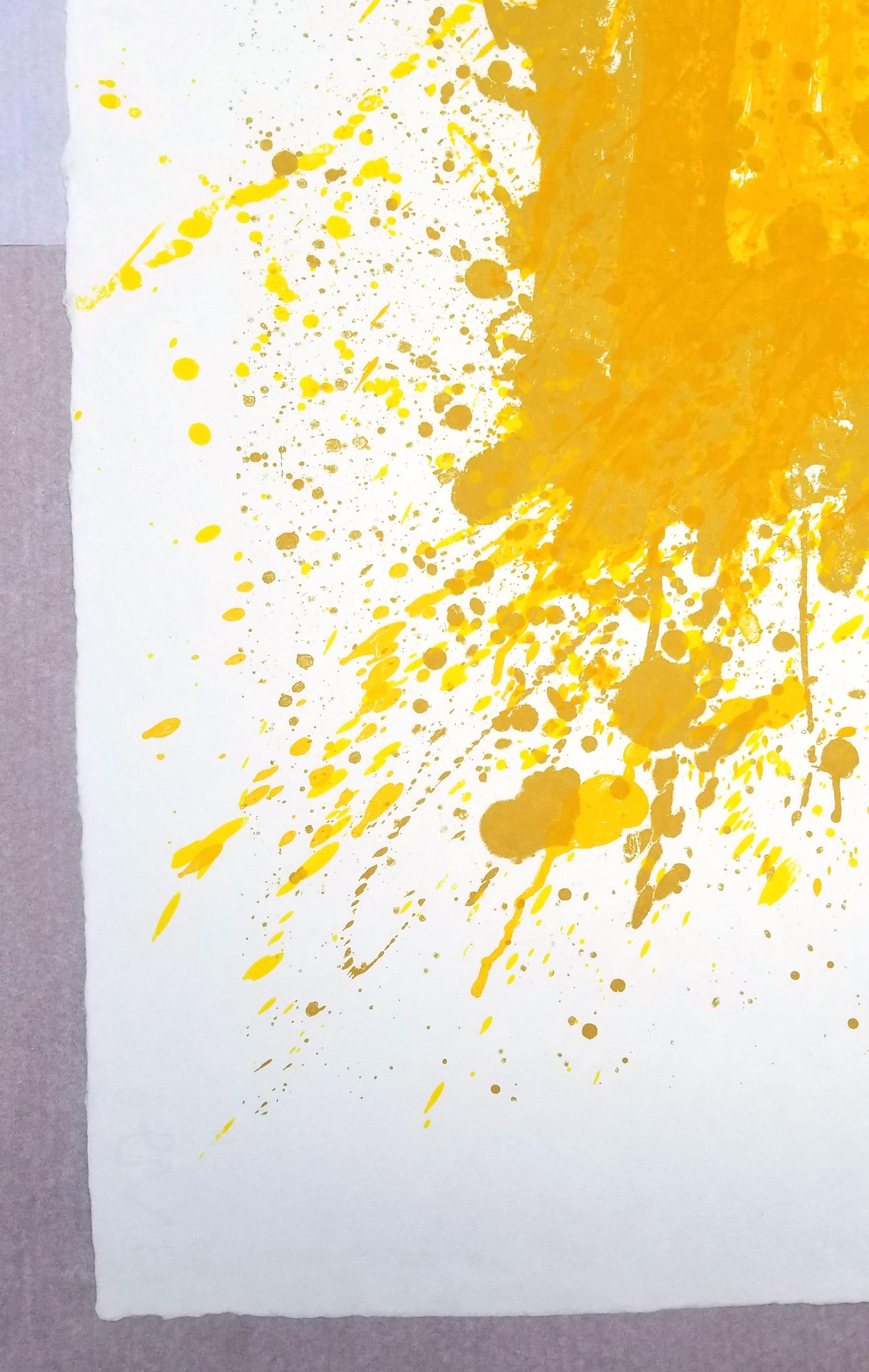 Generated (SF-275) /// Huge Diptych Sam Francis Abstract Expressionism Yellow For Sale 11