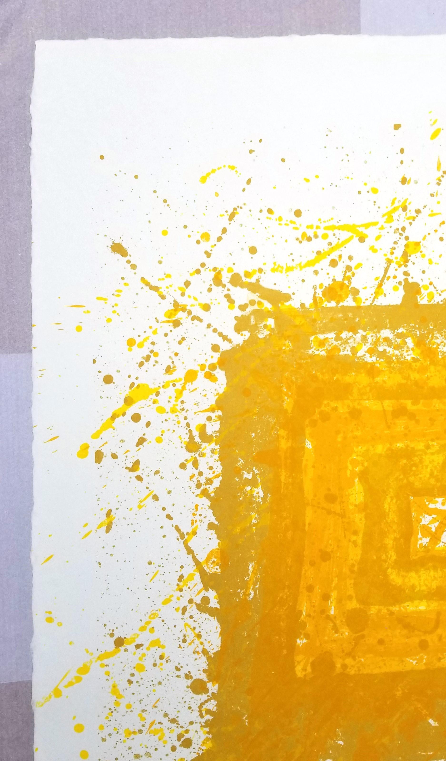 Generated (SF-275) /// Huge Diptych Sam Francis Abstract Expressionism Yellow For Sale 12