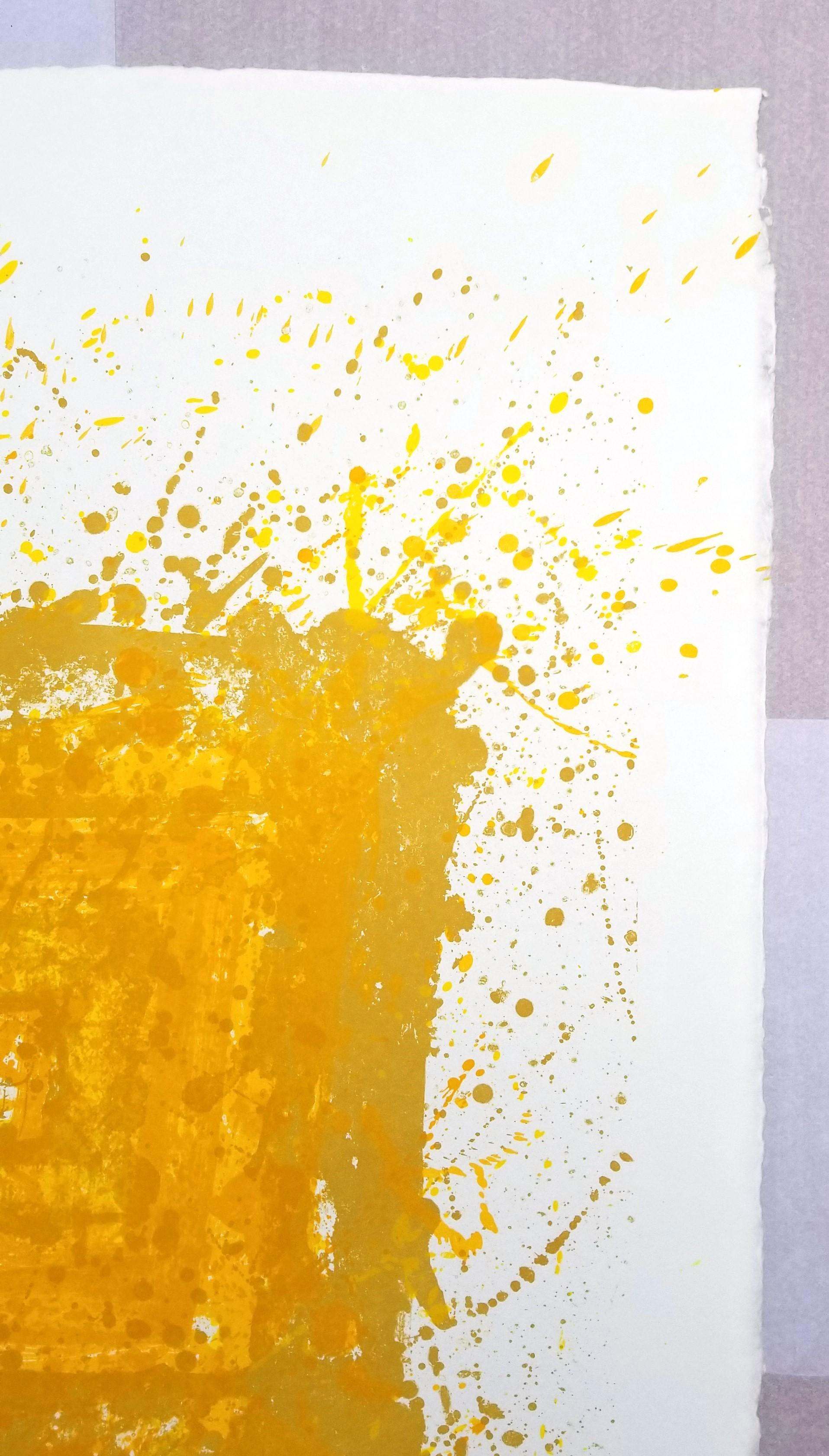 Generated (SF-275) /// Huge Diptych Sam Francis Abstract Expressionism Yellow For Sale 13