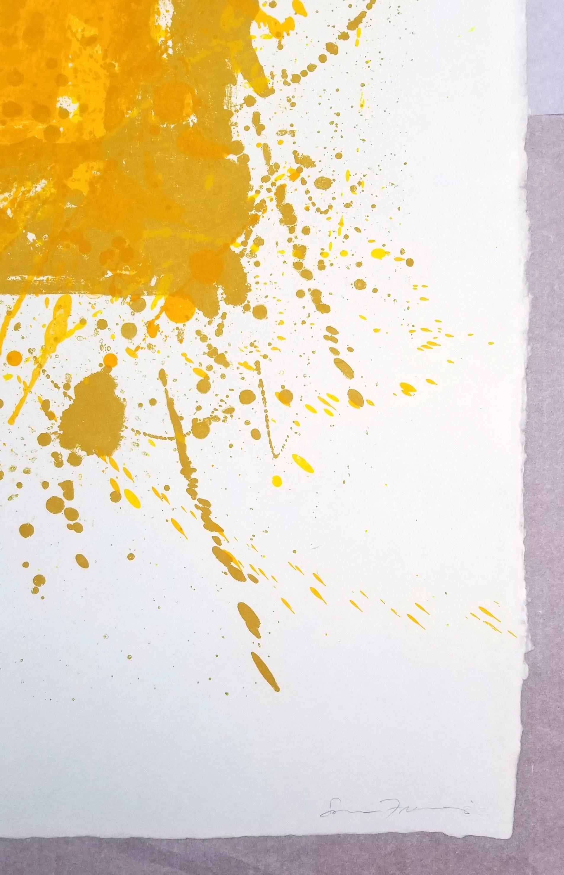 Generated (SF-275) /// Huge Diptych Sam Francis Abstract Expressionism Yellow For Sale 14
