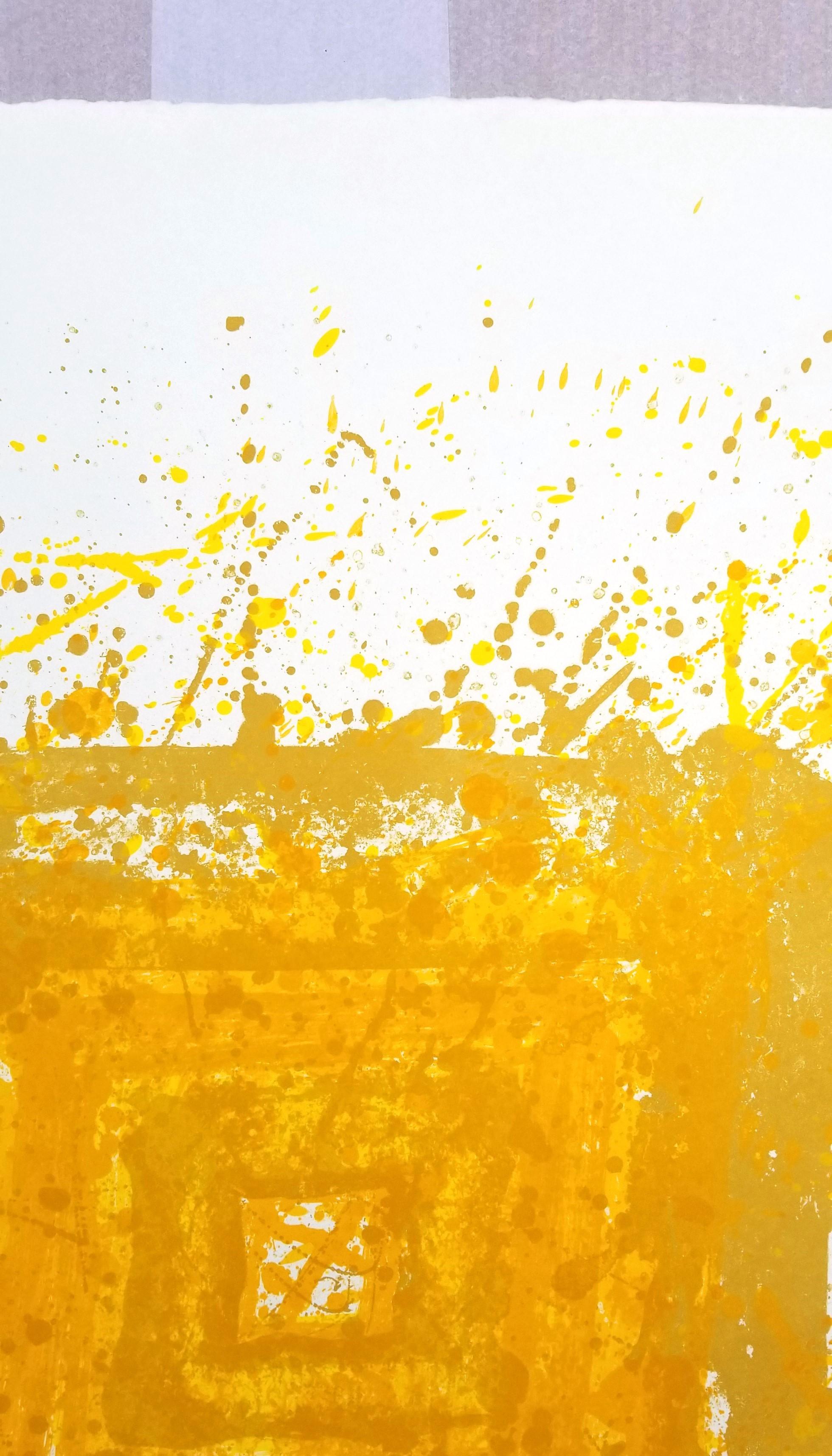 Generated (SF-275) /// Huge Diptych Sam Francis Abstract Expressionism Yellow For Sale 15