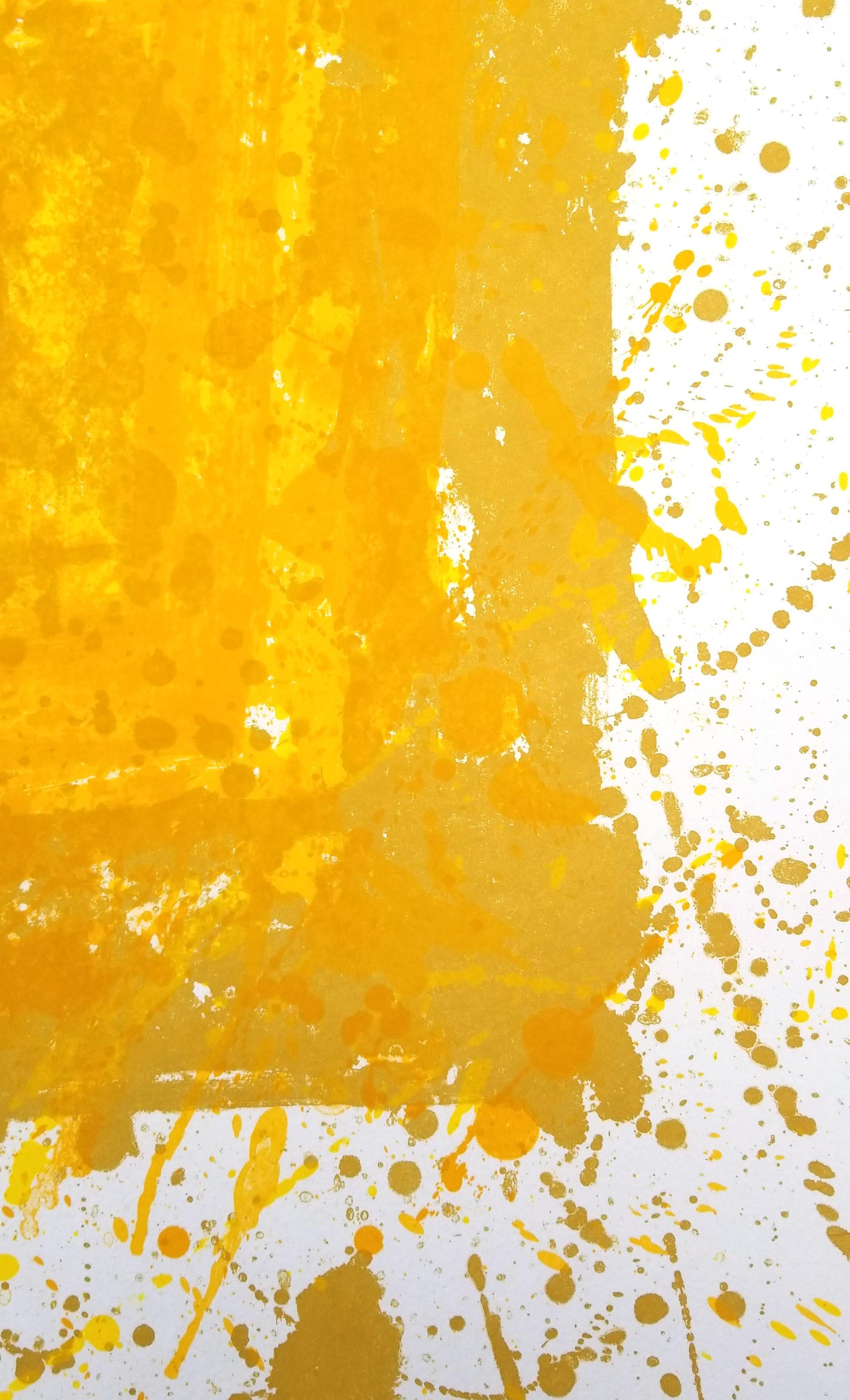 Generated (SF-275) /// Huge Diptych Sam Francis Abstract Expressionism Yellow For Sale 17