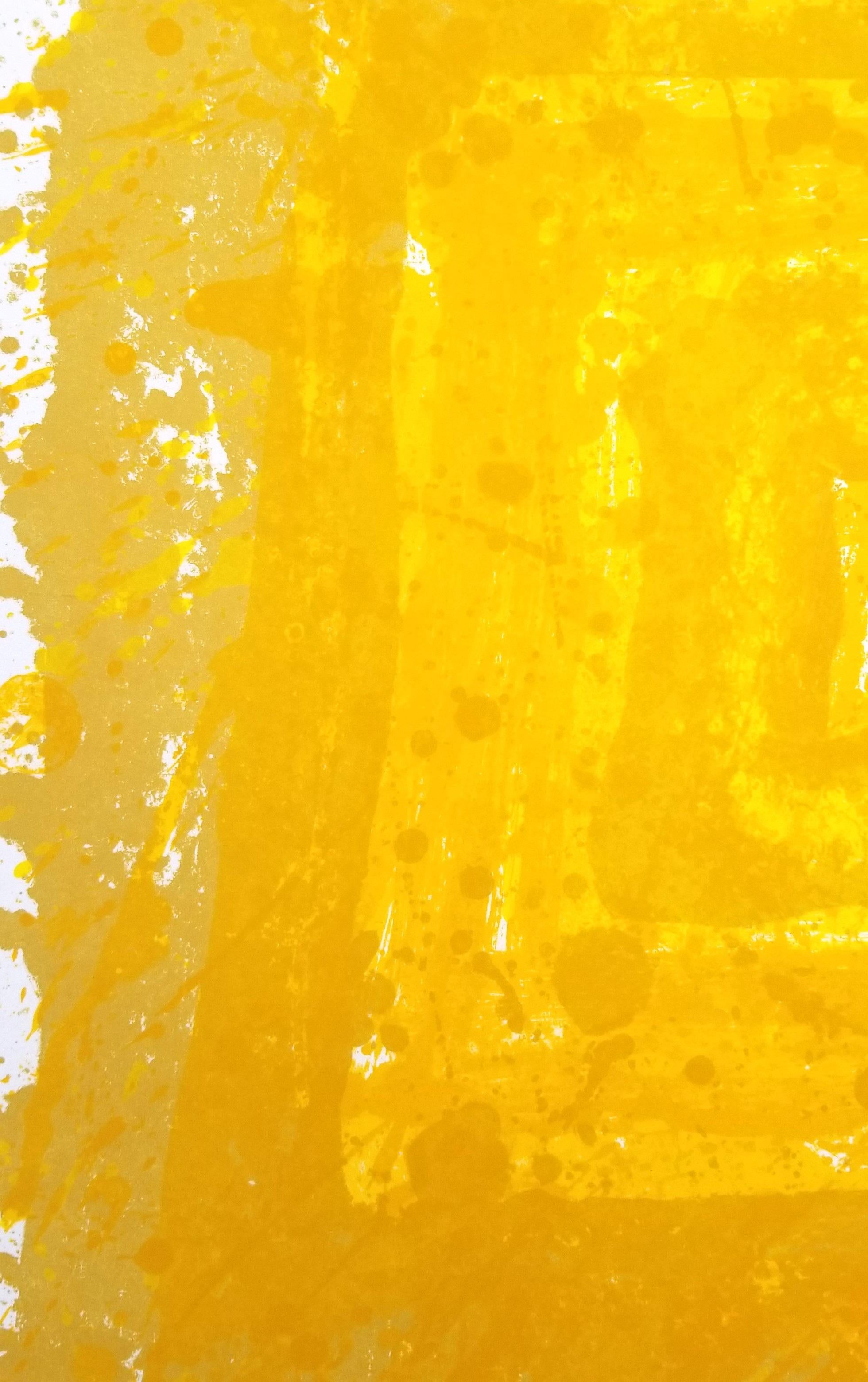 Generated (SF-275) /// Huge Diptych Sam Francis Abstract Expressionism Yellow For Sale 18