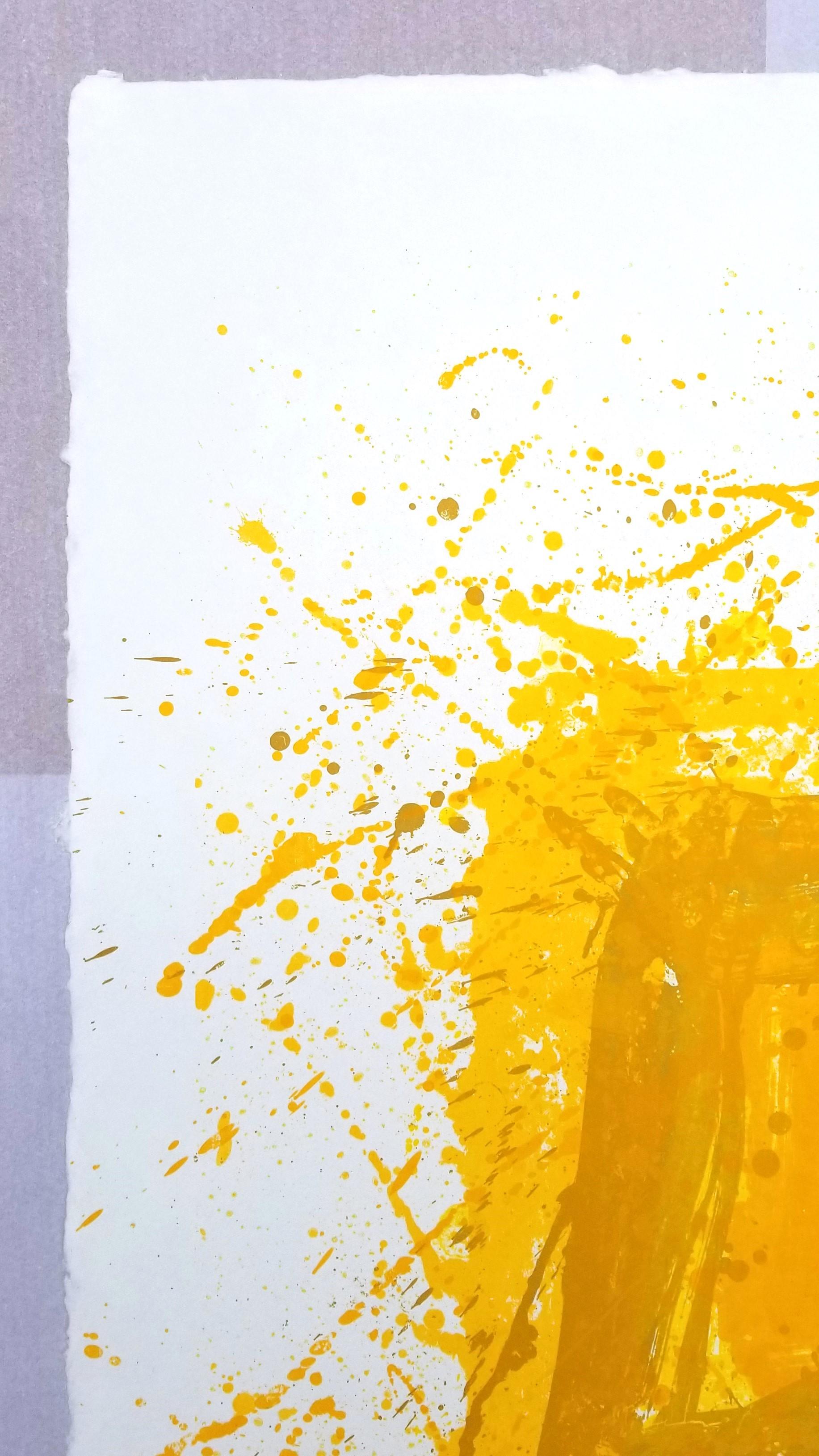 Generated (SF-275) /// Huge Diptych Sam Francis Abstract Expressionism Yellow For Sale 3