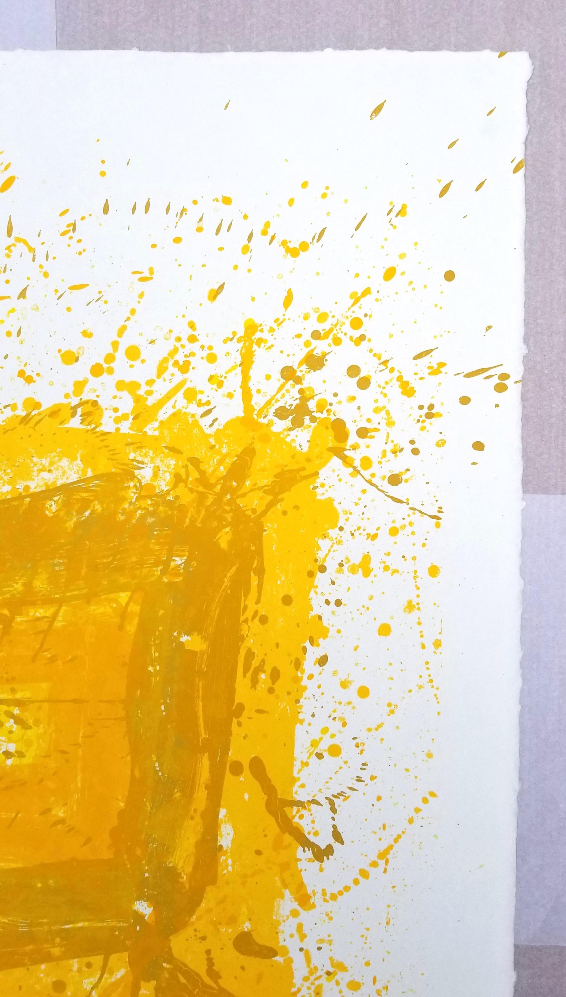 Generated (SF-275) /// Huge Diptych Sam Francis Abstract Expressionism Yellow For Sale 4