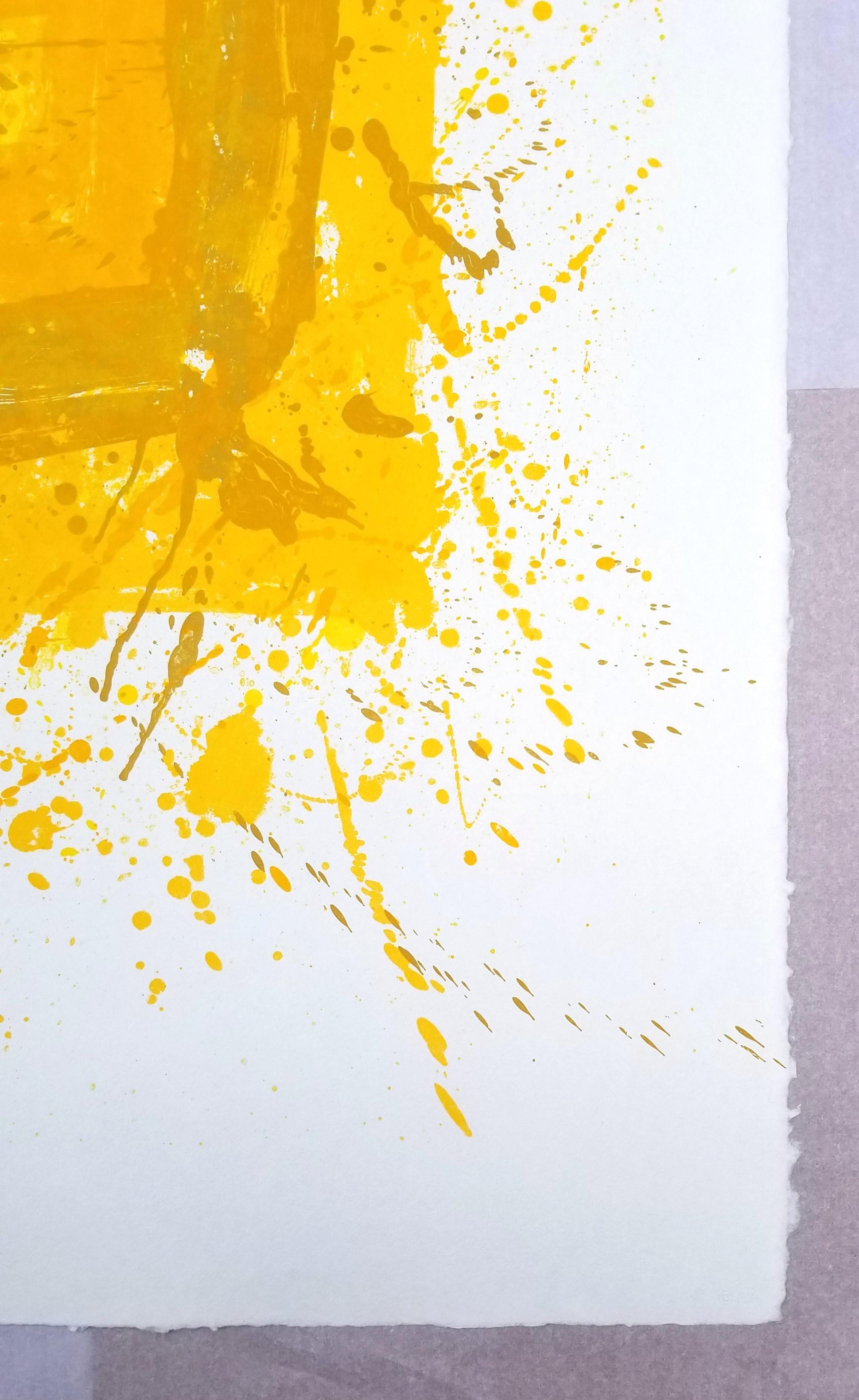 Generated (SF-275) /// Huge Diptych Sam Francis Abstract Expressionism Yellow For Sale 5