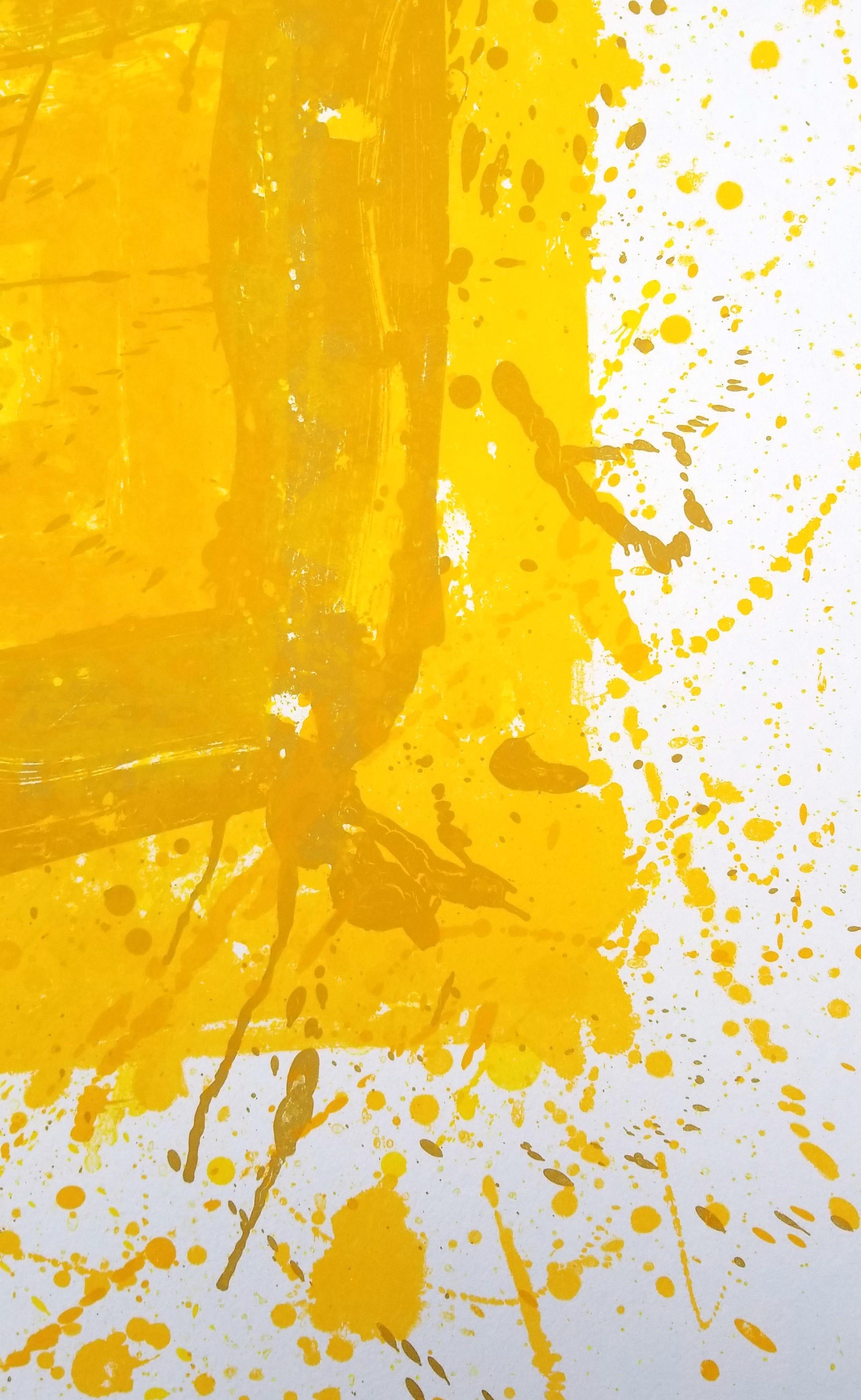 Generated (SF-275) /// Huge Diptych Sam Francis Abstract Expressionism Yellow For Sale 8