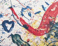 Heland Thorden Wetterling Galleries, Abstract Expressionist Poster, Sam Franci