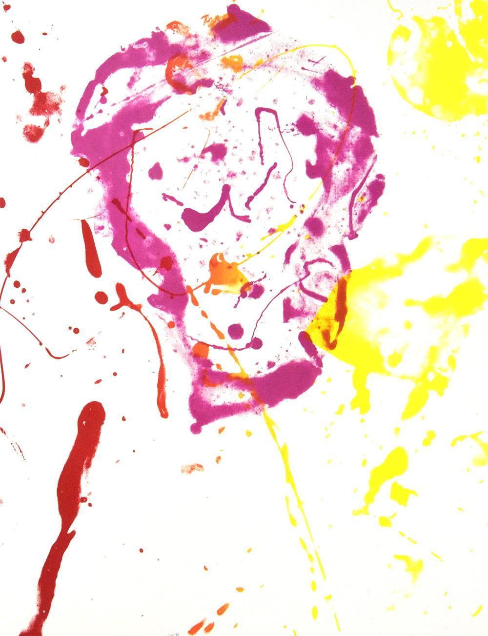 King Corpse, 1986 - Abstract Expressionist Print by Sam Francis