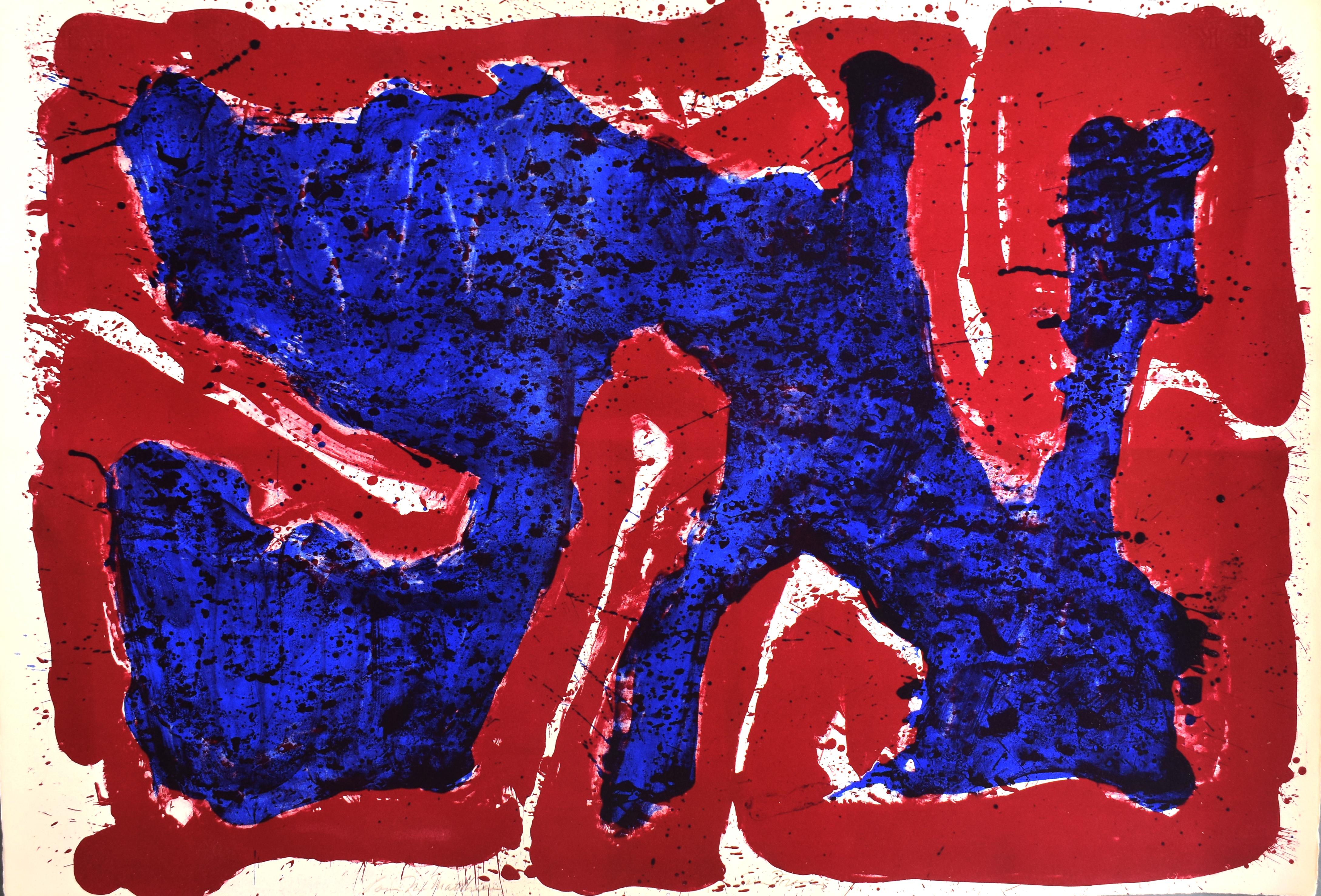 Sam Francis Abstract Print -  Lover Loved Loved Lover