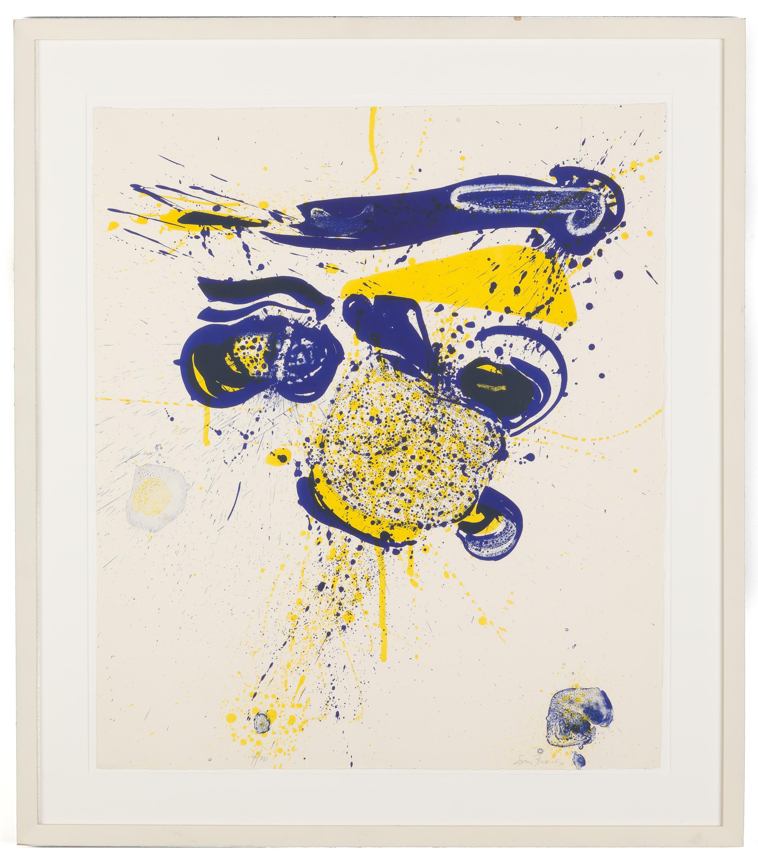 Sam Francis Abstract Print – Mercury
