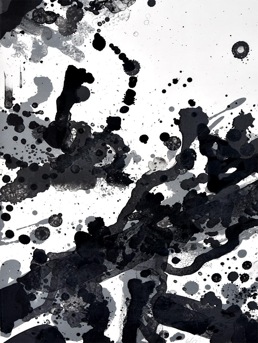 Metal Field - Abstract Print by Sam Francis