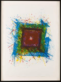 "Paradise of Ash" (Diptych) by Sam Francis