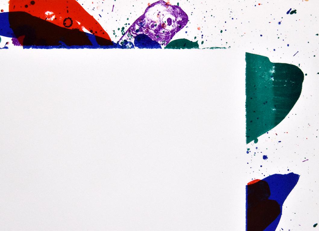 People's Jade, 1971 - Abstract Expressionist Print by Sam Francis