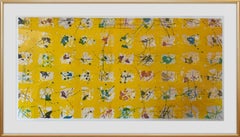 Sam Francis, Pioggia d'Oro: Le Cinque Stagioni (Golden Rain) 1988 Color Aquatint