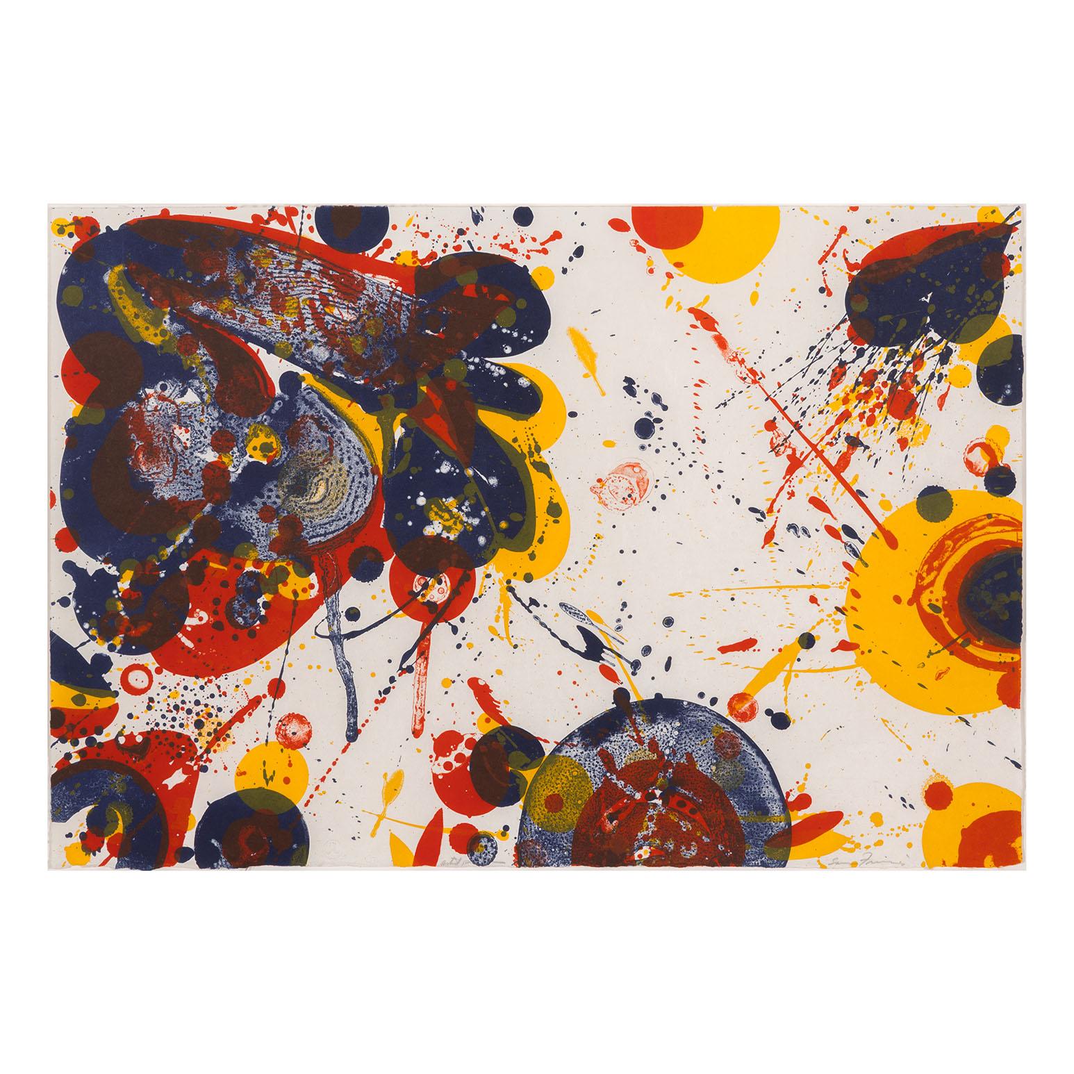 Primaries - Print by Sam Francis