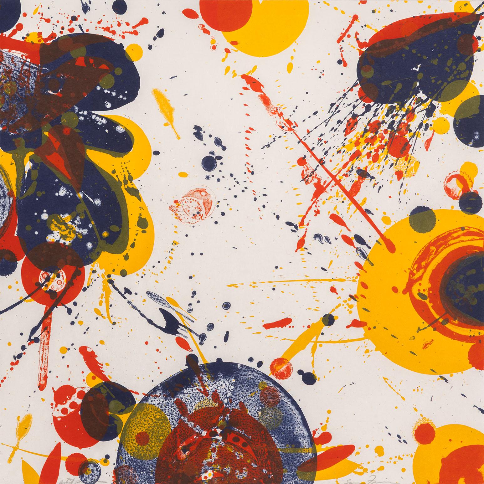 Sam Francis (1923-1994) is one of the most distinctive and collected 20th-century abstract artists. 

Francis began painting while recuperating after a plane crash whilst serving in WWII. Initially art-making was a distraction, but he committed