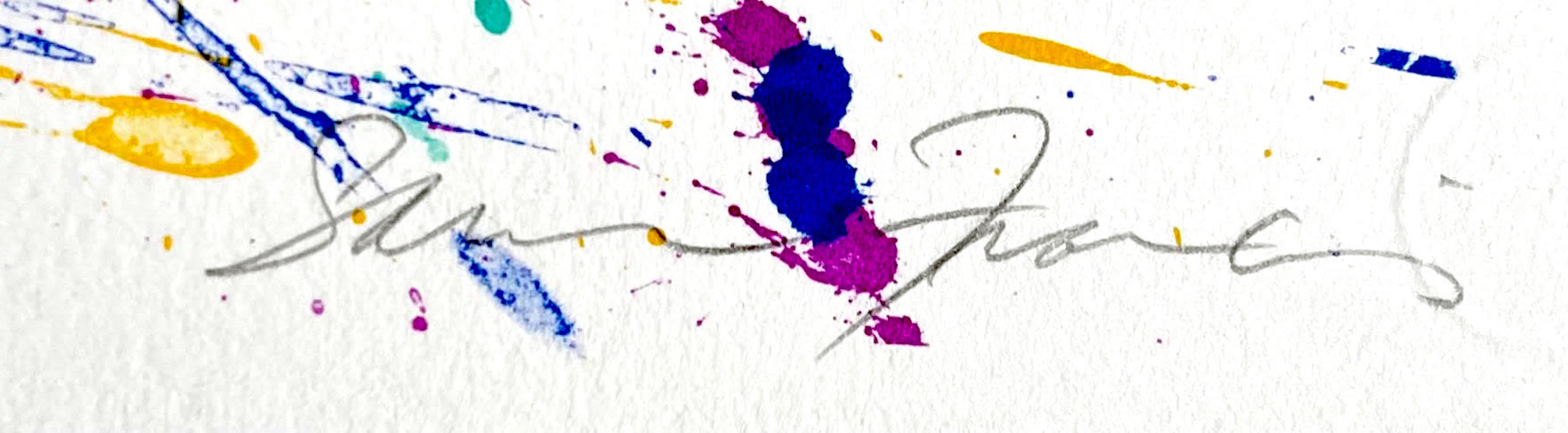 Sam Francis, Lithographie des Abstrakten Expressionismus, signiert/N (Lembark, L-240, SF-259) 1