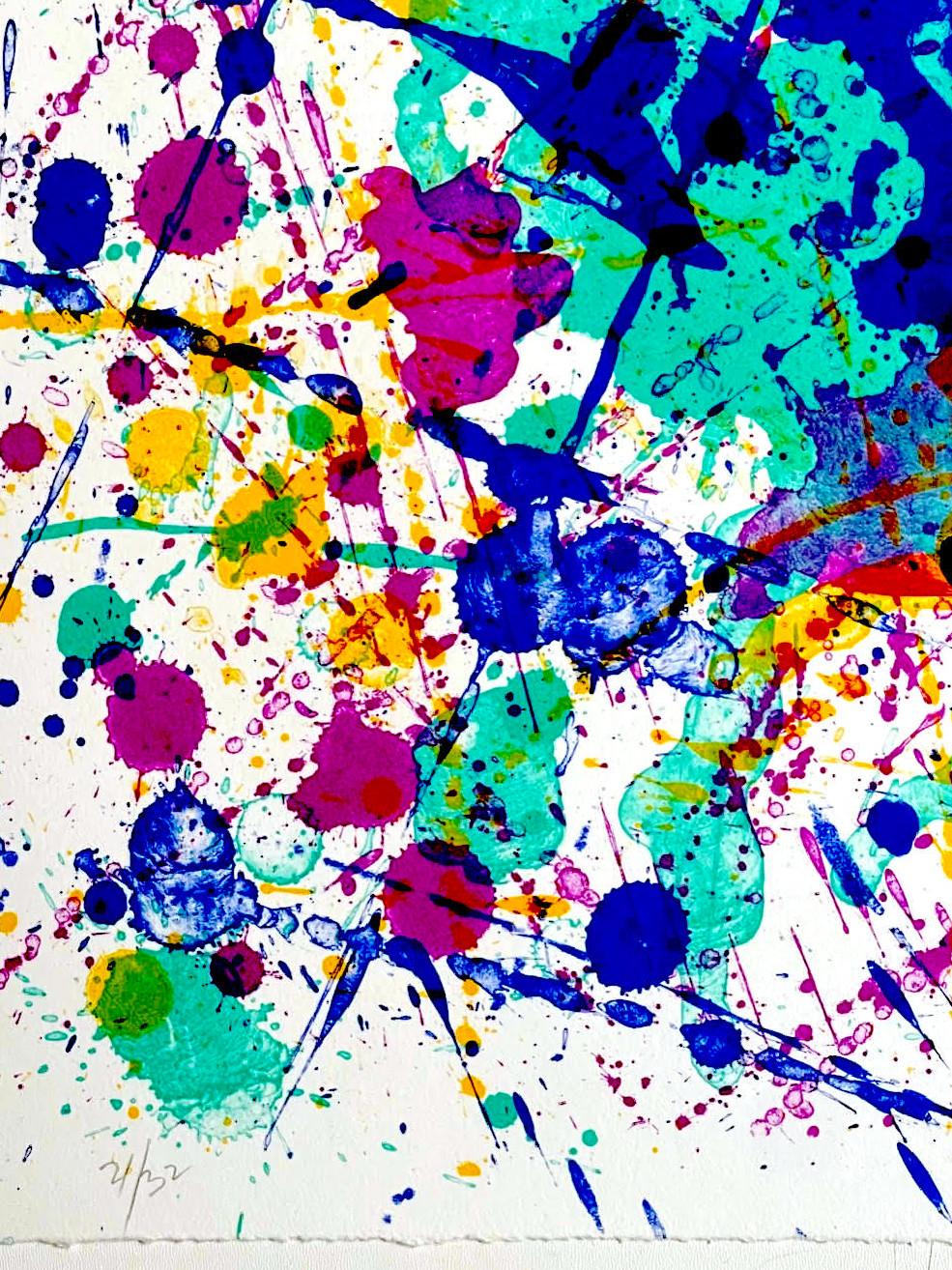 Sam Francis, Lithographie des Abstrakten Expressionismus, signiert/N (Lembark, L-240, SF-259) 5