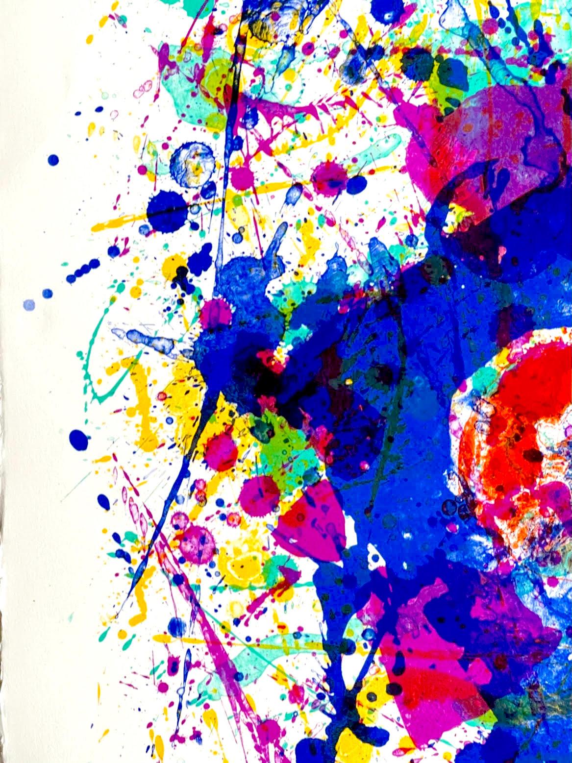 Sam Francis, Lithographie des Abstrakten Expressionismus, signiert/N (Lembark, L-240, SF-259) 7