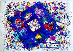 Sam Francis, Lithographie des Abstrakten Expressionismus, signiert/N (Lembark, L-240, SF-259)