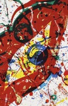 SAM FRANCIS Hand Signed and numbered Lithograph SF-331  Untitled