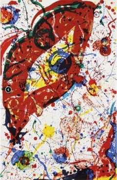SAM FRANCIS Hand Signed and numbered Lithograph SF-331  Untitled