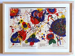 Sam Francis - Sam Francis, Karel Appel & Walasse Ting, lithographs, hand signed, 85/100 Framed Sam Francis, Karel Appel & Walasse Ting, lithographs, hand signed, 85/100 Framed