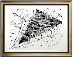 Sam Francis Lithograph SF 214 Authentic Original HAND SIGNED Large Abstract Art